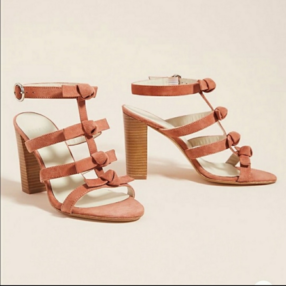 Anthropologie Anaki Paris Block Heels